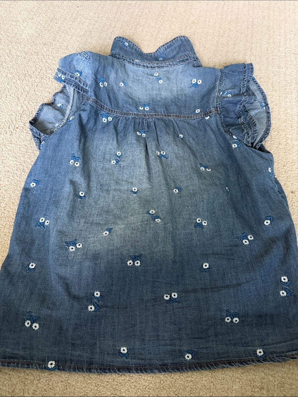 Kensie Denim Blouse - Picture 5 of 5